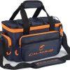 Fishing Tackle Bags - Fishing Bags for Saltwater or Freshwater Fishing - Rip-Stop PE - Padded Shoulder Strap - Pliers Storage -Orange