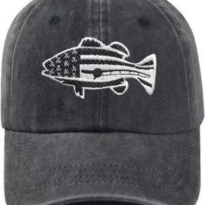 Fishing Themes, Fishing Lover Gift, Embroidered Hat for Men Women Dad Hat Baseball Cap Adjustable Unisex