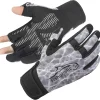 Fishoholic Cold Weather Fishing Gloves w' Super Grip for Men and Women Winter Kayaking Paddling Biking Hiking Rowing or Taking Photos Fishaholic
