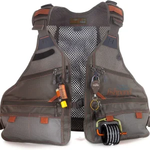 fishpond Flint Hills Men's Fly Fishing Vest - Gravel | Fishing Vests for Men