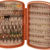 fishpond Tacky Pescador Fly Box - Small - Burnt Orange | Small Fly Boxes for Fly Fishing | Waterproof Silicone Slit