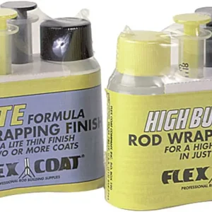 Flex Coat Rod Wrapping Finish Kit Lite Formula 2oz Kit with Syringes-Display