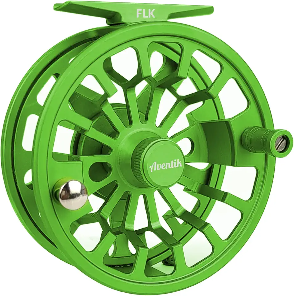 FLK Fly Fishing Reel Aluminum Trout 3/5, 5/7, 7/9wt Large Arbor Freshwater Fly Reel