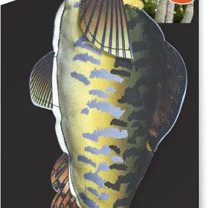 Fly & Fetch Dog Toy - Durable, Floating, Interactive Bungee Launcher for Fetch and Water Play, Plush Fish