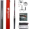 Fly Fishing (Complete Set: SATOKI� Rod + Starter Kit) | Carbon Fiber, Lightweight, Telescopic