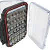 Fly Fishing Dry Fly Assortment, 72 Flies with Large Fly Box Size 12 & 14 for Trout, Panfish and Other Lake & River Fish