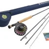 Fly Fishing Field Kit, Fly Rod and Reel Combo Starter Kit, Line and Carrying Case Included