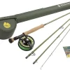 Fly Fishing Field Kit, Fly Rod and Reel Combo Starter Kit, Line and Carrying Case Included