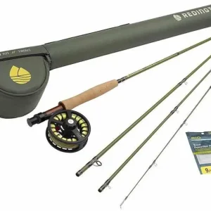 Fly Fishing Field Kit, Fly Rod and Reel Combo Starter Kit, Line and Carrying Case Included
