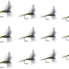 Fly Fishing Flies - Blue Winged Olive BWO Trout & Bass Dry Flies Assortment Kit