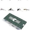 Fly Fishing Flies | 24pc Midge Fly Fishing Assortment, 8 Wet Flies & Dry Flies Patterns | Fly Fishing Kit | Sizes 18, 20, 22 in Fly Box | Great for Beginners