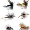 Fly Fishing Flies Assortment, Fishing Flies for Trout in 6 Patterns with Fly Box | Trout Flies | Dry Flies for Trout