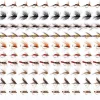 Fly Fishing Flies Kit,25pcs/30pcs/100pcs Fly Fishing Lures,Dry Flies Wet Flies Streamers Nymphs Flies, Fly Fishing Assortment Kit for Bass Trout Salmon Fishing
