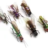 Fly Fishing Flies Realistic Dry Wet Nymph Trout Flies Hand Tie Lures Kits 12/26/48 Pcs�
