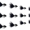 Fly Fishing Flies | Woolly Bugger Flies 12pc Fly Fishing Flies | Streamer Flies | Trout Flies | Bass Flies | 4 Size Fly Fishing Fly Assortment | Sizes 6,8,10,12 (Black and Olive)