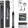 Fly Fishing HANE� Rod with Case, Super Compact All-Around for Small & Medium Fish - Ultra-Portable, Carbon Fiber, Lightweight (10ft10in - 330cm)