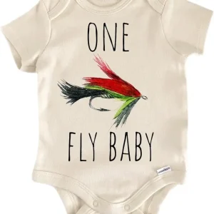 Fly Fishing Lure - Baby Boy Girl Clothes Infant Bodysuit Funny Cute Newborn