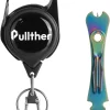 Fly Fishing Nippers,Fishing Line Cutter,Fly Fishing Nippers with Retractor,Fishing Knot Tying Tool,Cleaning Eyelets