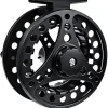 Fly Fishing Reel Aluminum Alloy 3/4 WT 5/6 WT 7/8 WT Large Arbor 2+1BB Interchangeable for Saltwater and Freshwater Fly Wheel