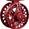 Fly Fishing Reel Aluminum Alloy 3/4 WT 5/6 WT 7/8 WT Large Arbor 2+1BB Interchangeable for Saltwater and Freshwater Fly Wheel