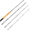 Fly Fishing Rod 6'8" 2-3wt or 7'6" 3-4wt 4 Pieces Portable Carbon Fiber Blanks Light Weight Fast Action for Freshwater Stream Travel Fishing