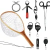 Fly Fishing Tools Kit and Accessories Combo Kits, Fishing Quick Nail Knot Tying Tool, Hook Remover Forceps and Pliers, Stainless Steel Salmon and Trout Multiple Fishing Set Gear Tool Assortment