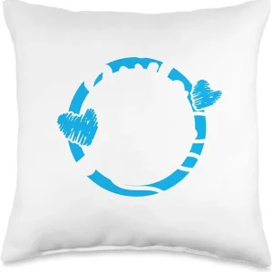 Fly Fishing Wife Happy Life Fly Rod Angling Fisherman Angler Throw Pillow