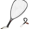 Fly Floating Fishing Net - Carbon Fiber Landing Trout Light Weight Clear Rubber Ghost Catch & Release Net
