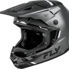 FLY Racing Kinetic Verdict Helmet - Grey/Black/White