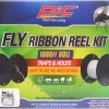 Fly Ribbon Line Trap Kit, Fly Reel Sticky Tape Trap, 1000 ft, Indoor Outdoor Disposable Fly Strip, Non-Toxic