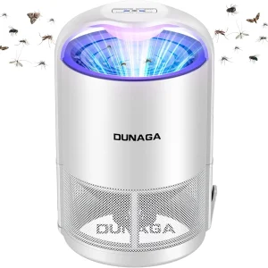 Fly Traps, Fruit Fly Trap Indoor, Gnat Traps, Bug Zapper Indoor, Automatic Insect Traps with 10 Sticky Glue Boards, Auto White
