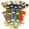 Fly Tying Material Feather and Dubbing Bulk Starter kit, Bulk Fly Tying Kit by Muskoka Lifestyle Products