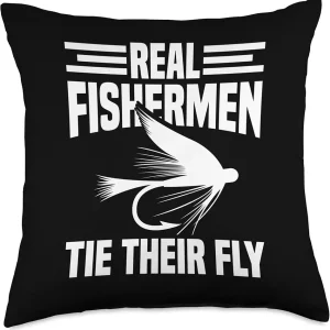 Fly Tying Tinsel Fly Tying Material Kit Fly Fishing Fly Tyer Throw Pillow