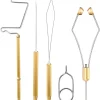 Fly Tying Tool Flies Lure Making Tools Set for Fishing Lures Stainless Steel Brass Fly Tying Gear