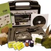 Fly Tying Tool Kit: 6 Popular Flies, 5 Tools, 32+ Flies, Carrying Case, Instruction Book