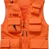 Flygo Men's Casual Lightweight Outdoor Fishing Work Safari Travel Photo Cargo Vest Jacket Multi Pockets