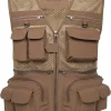 Flygo Mens Summer Outdoor Work Safari Fishing Travel Photo Vest with Pockets