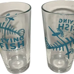 Flying Fish Brewing Company | 16 oz Pint Glass | Set of Two (2)