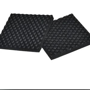 Flyshop 1-1/2" x 1-1/2", 38mm x 38mm, Square Furniture Pads Adhesive Non-Slip Floor Protectors Set 8 Pack