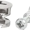 Flyshop 10 Sets Furniture Cabinet Locking Connecting #1518 Cam Fitting Self-tapping Thread 28mm Length Dowel