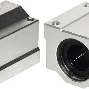 Flyshop 12mm SCS12UU Aluminum Block Linear Motion Bearing Slide Units for Linear Guide Rail 2PCS