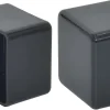 Flyshop 12Pcs Bright Black PVC Furniture Feet Caps Tips, Square Fexible Chair Table Leg Caps, Garden Patio Hardwood Floor Protectors, 1-3/4" x 1-3/4" (45 x 45 mm)