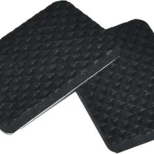 Flyshop 1.65"x 1.1", 42mm x 28mm, Rectangle Furniture Pads Adhesive Non-Slip Floor Protectors Set 12 Pack