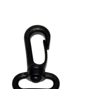 Flyshop, 20 pcs, 1/2-Inch, 13mm, Swivel Oval Ring Snap Plastic Buckles Lobster Clasp Trigger Clips Rotary Hook
