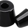 Flyshop 8 Pieces Synthetic Rubber Feet Bumpers Pads Black Tapered with Washers 1.1" Diameter x 0.65" Height
