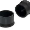 Flyshop 8Pcs Black Round Chair Leg Caps Durable Non-Slip Rubber Chair Leg Floor Protectors Furniture Table Feet Covers 2-Inches 50 mm