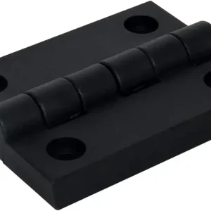 Flyshop Black Plastic Nylon Door Ball Bearing Butt Hinge 4" x 3", 105 x 80mm
