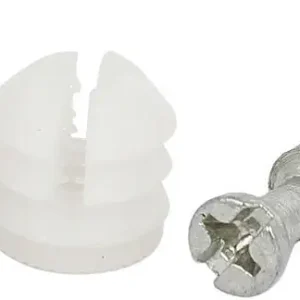 Flyshop Furniture Cabinet Connector #261 Cam Lock Fittings 6.5mm Dia 35mm Length Dowels Opening Nuts 10 Sets