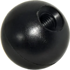 Flyshop Round Plastic 10mm Threaded 40mm Diameter Ball Knob Handle Black M10 x 40mm