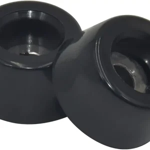 Flyshop Round Rubber Feet Bumpers, Heavy Duty, Non Marking, with Stainless Steel Washer Built-in, 4 Pack, 25 x 19 x 15 mm